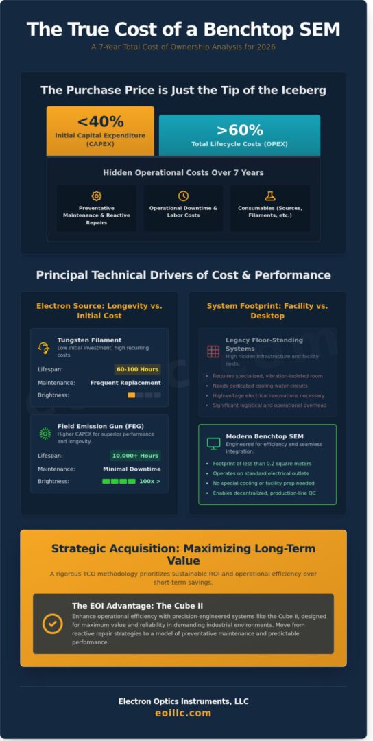 Benchtop SEM Price: A Comprehensive Analysis of Capital Investment and Total Cost of Ownership in 2026