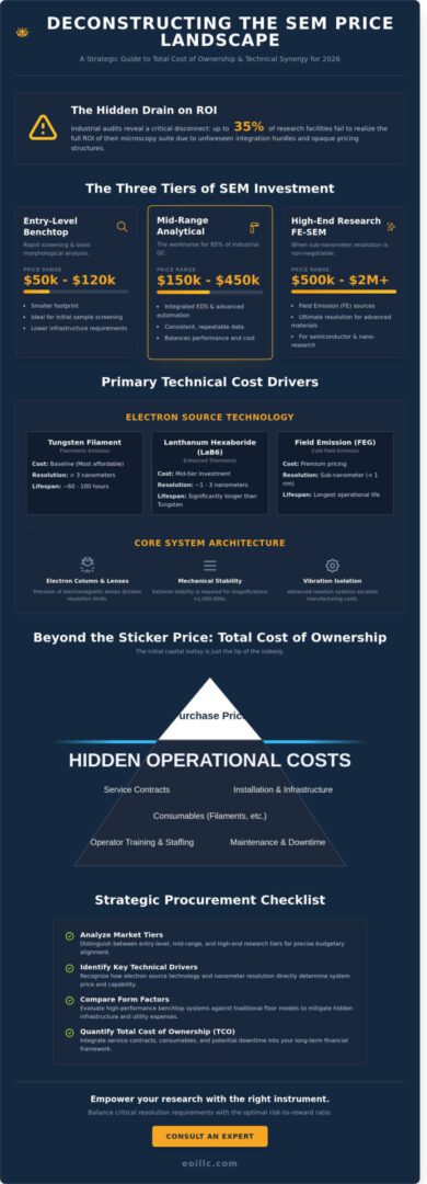 Scanning Electron Microscope Price: A Strategic Guide to SEM Investment in 2026