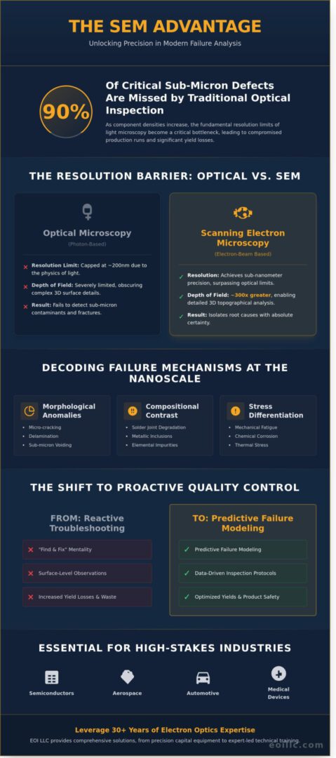 The Definitive Guide to Failure Analysis Using Scanning Electron Microscopy (SEM)