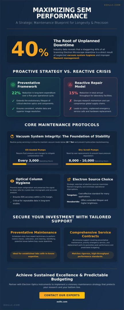 The Definitive Guide to SEM Maintenance: Maximizing Precision and Longevity in 2026