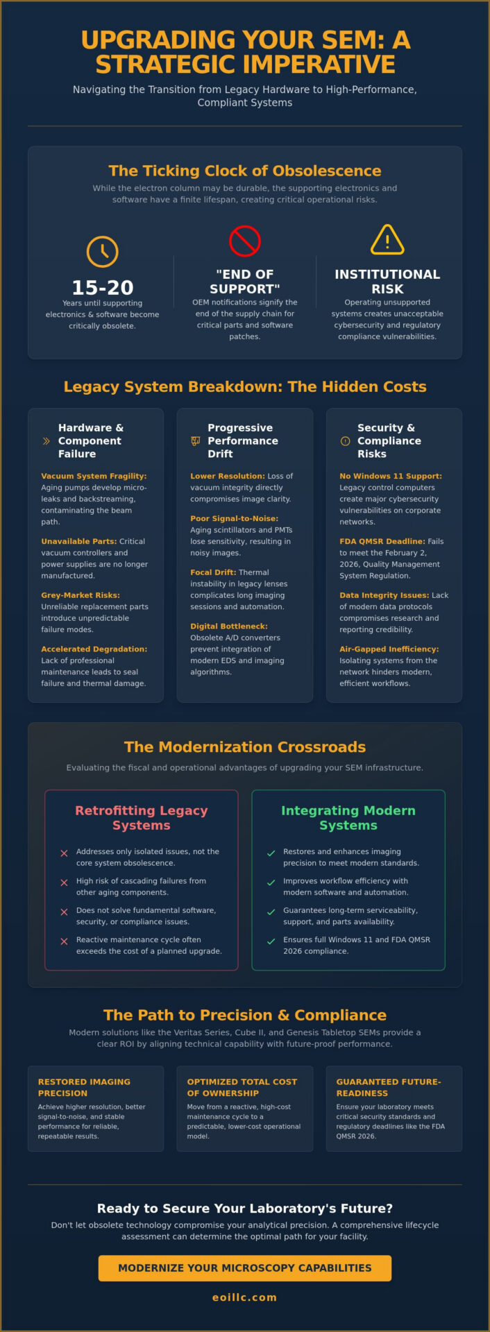 Upgrading an Older SEM: A Strategic Guide to Modernizing Your Laboratory Capabilities in 2026
