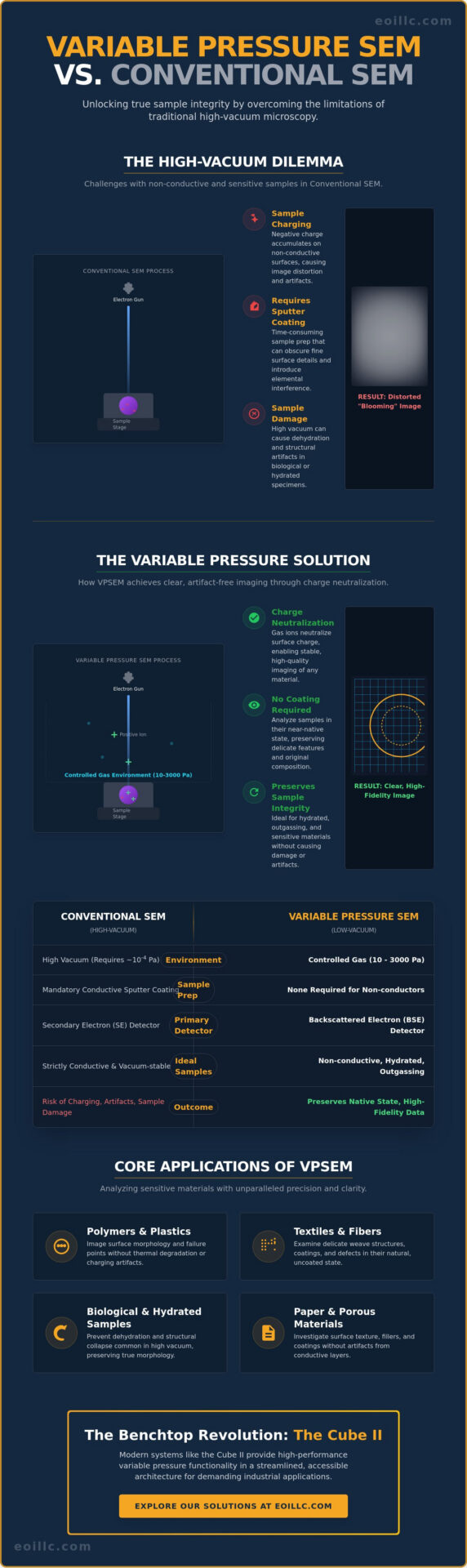 Variable Pressure SEM Applications: A Comprehensive Guide for 2026