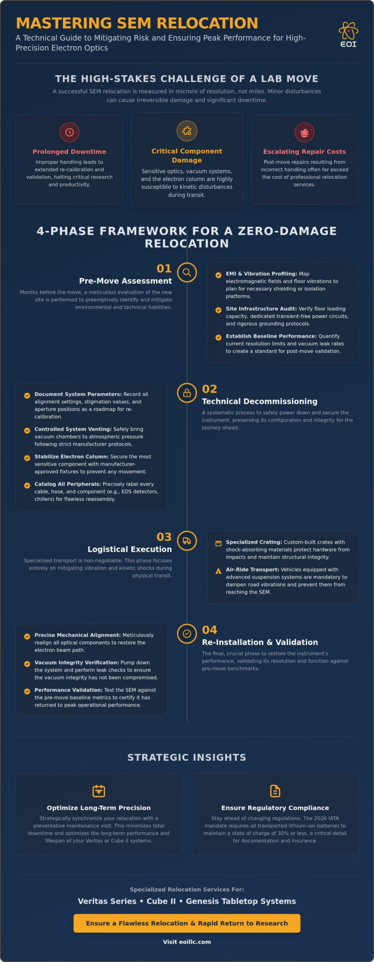 Infographic: four-phase SEM relocation framework